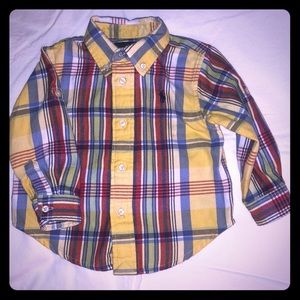 Boys 12M Ralph Lauren long sleeve shirt